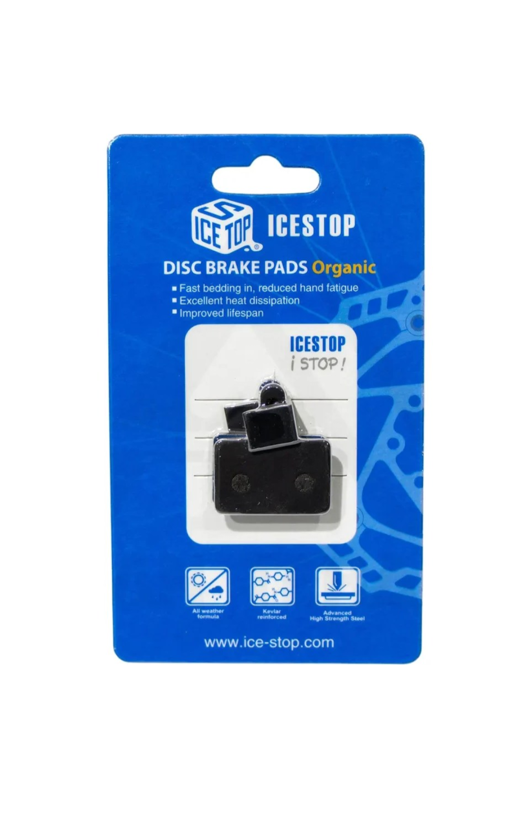لنت ترمز دوچرخه ICESTOP BP-10 & SP-10 BRAKCO دیسک ساخت تایوان
